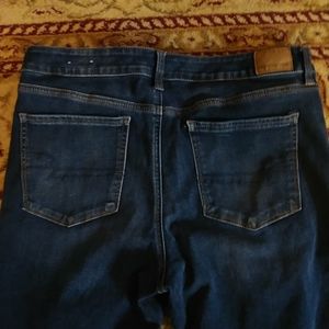 American Eagle dark blue Jeggings Size 16